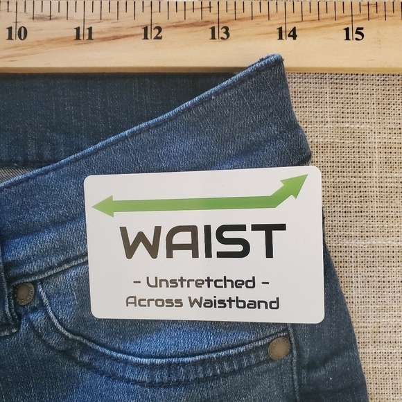 Soho Size 8 Cotton Blend Patchwork Leggins Stretchy Denin - Picture 11 of 13